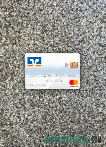 Alemanha Volksbank Mastercard Photolook Frente baixar para verificação